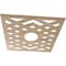 Ekena Millwork Chevron Wood Fretwork Pierced Ceiling Medallion, Red Oak, 36"OD x 9 3/8"ID x 1/4"T CMWP36X36X0250CHRO - alternate 3